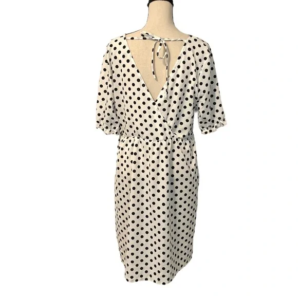 Suzanne Betro black & white polka dot dress - Picture 9 of 14